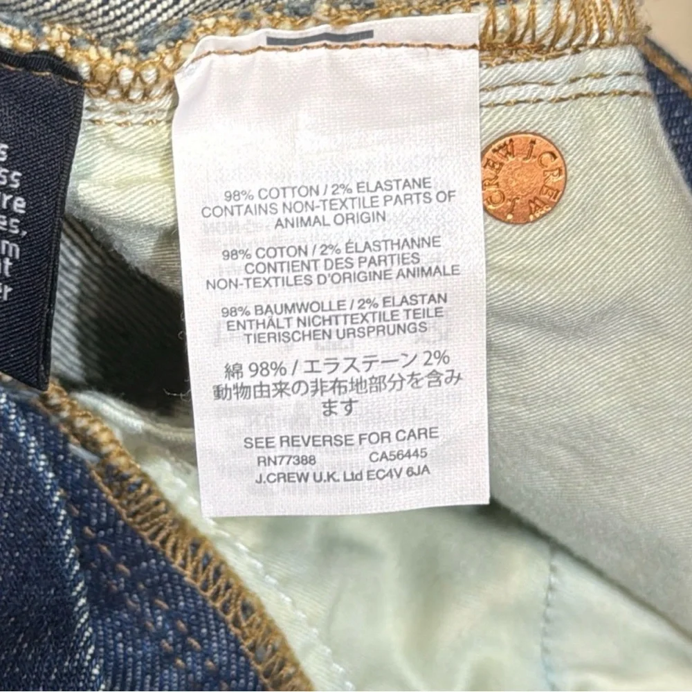 J.Crew Billie Demi Boot Crop Jeans Size 27 High Rise Excellent Condition - Picture 7 of 9